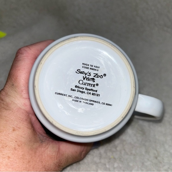 Suzy's Zoo 4" coffee cup Hugs to you! Current brand vintage 90's - Picture 6 of 8